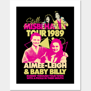 Misbehavin' Tour 1989 Posters and Art